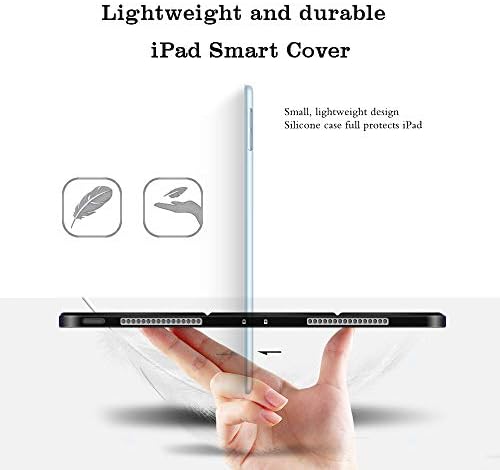 מארז iPad Fullgaden - Ultra Slim קל משקל קל משקל חכם מכסה עם חלבון שקוף בחזרה ， בחירת דגם מרובה,