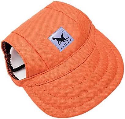 כובע בייסבול קטן של חיות מחמד, כובע הגנה מפני חתיכת כלבים חיצונית פנאי הגנה מפני השמש כובע הגנה,