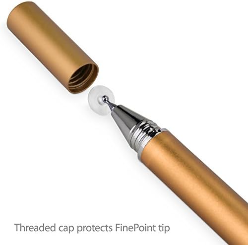 עט חרט עבור LG Rebel 4 - Finetouch Cabecity Stylus, עט חרט סופר מדויק ל- LG Rebel 4 - שמפניה זהב
