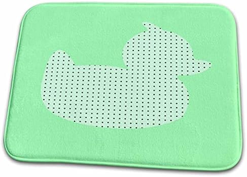 3 דרוז ג'אנה סאלאק מעצבת תינוק - ברווז תינוקות ירוק - מחצלות שטיח אמבטיה
