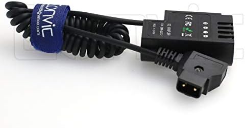 EONVIC D-TAP ל- DMW DCC12 DC מצמד מתאם סוללות דמה עבור PANASONIN DMC GH5 GH4 GH3 מצלמה דיגיטלית, כבל מפותל