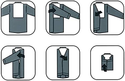חולצת קרטון טטיז תוספת טפסים מתקפלים לאריזה, ארגון, תיקיות כביסה- 20 יח '