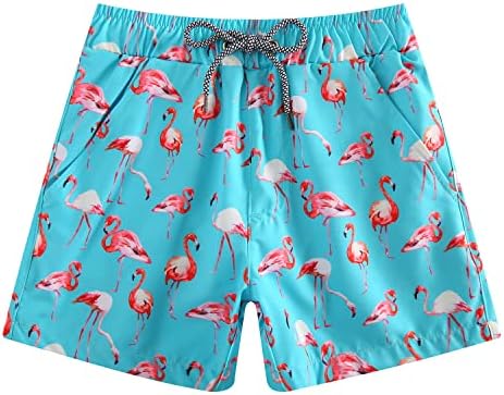 אפטרו בנים בגד ים מכנסיים קצרים לוח יבש מהיר בגדי ים בגדי ים עם בטנת רשת וכיסים 4-16 ט