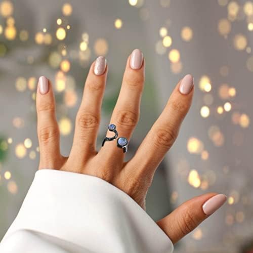 טבעות יסטו לנשים טבעת פתיחה ייחודית עיצוב נשי טבעת אופנה מתקדמת