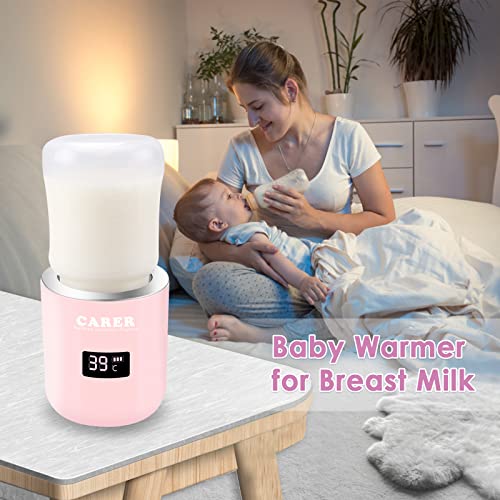 תינוק בקבוק חם עבור חלב אם או נוסחה תינוק לחלוט נייד בקבוק חם עם תצוגת נטענת רכב בקבוק חם עבור
