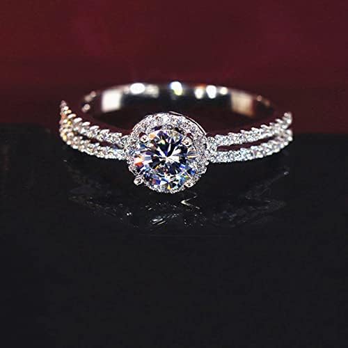 2023 טבעת נישואין מעורבות חדשה טבעת חבילה עגולה יצירתית טבעת נשים לנשים טבעות נער