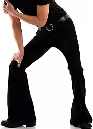 חוט הרטרו של גברים רצפות פעמון מכנסיים מתרחבים 60s