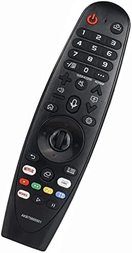 AKB75855501 MR20GA Magic TV תואם מרחוק לדגמי LG רבים, נטפליקס/פריים וידאו/סרטים