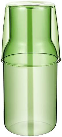 בקבוקי מים זכוכית קאבילוק בקבוקי מים בזכוכית מיטה כוס מים עם מיטה עם מכסה משקאות בקבוק זכוכית זכוכית קומקום שתייה