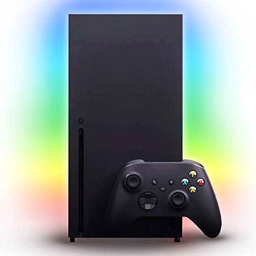 רצועת LED של Lightbox RGB לסדרת Xbox X/S/One Console, PS5. 12 צבעים 366 אפקטים, אביזרי קישוט ערכת רצועת