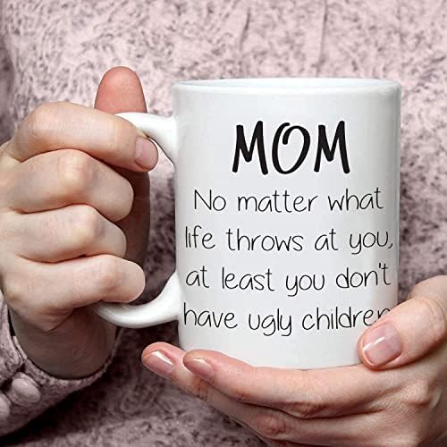 גנרי מצחיק קפה ספל אמא לא משנה מה מכוער ילדי מתנות הטובות ביותר עבור אמא, נשים כמו ייחודי אמהות יום יום הולדת