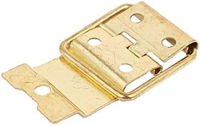 קופסת X-Dree מארז רטרו מיקום תמיכה בתמיכת טון זהב 37.5 ממ x 16.5 ממ 20 יחידות (estuche de caja estilo