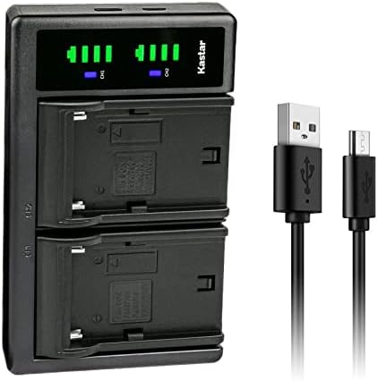 KASTAR NP-F970 LTD2 מטען סוללות USB תואם ל- Z CAM E2 E2-M4 Professional 4K, Z CAM E2-S6 Super 35