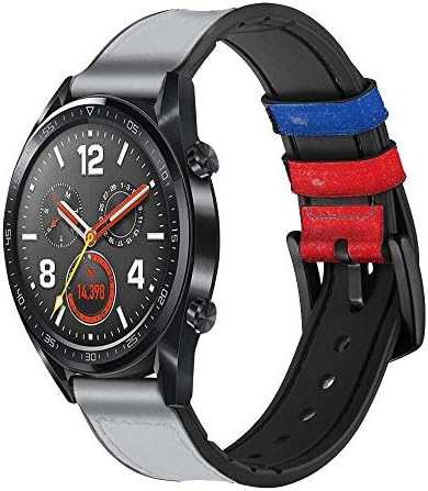 CA0819 מודרני עור אמנות וסיליקון רצועת רצועת שעונים חכמה לשעון השעון Smartwatch גודל שעון חכם גודל