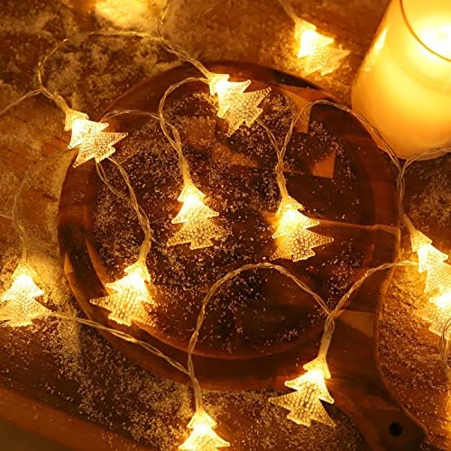 LED לחג המולד שקוף עץ חג המולד בשקוף בצורת עץ דקורטיבי מיתרים חגיגיים מסיבה חגיגית מקורה וחיצונית אורות