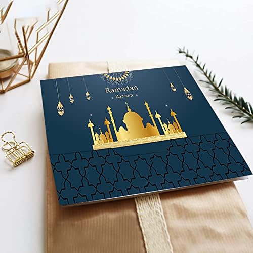Vdesfueby Ramadan Eid Mubarak מחזיקי כרטיסי מתנה -Mubarak Holiday Card Enferope עבור ציוד מסיבות