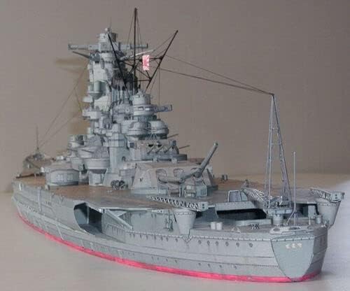 1: 250 בקנה מידה מלחמת העולם 2 יפני יאמאטו קרב עשה זאת בעצמך נייר דגם ערכת 104 סמ צעצוע ילדים מתנות
