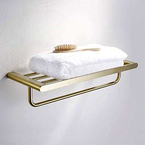 מתלה אמבטיה מתכת מתכת Zhanmam קיר עמיד ועמיד למגבות עמיד למים עמיד ומרכבה לקישוט אמבטיה במלון 0127