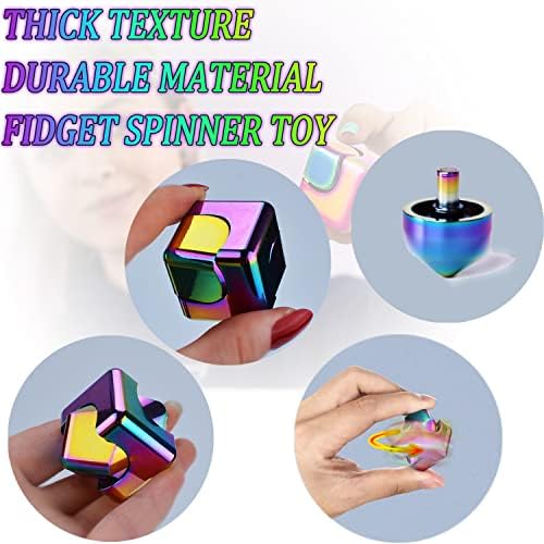 Witcrskm Sudget Cube Cube צעצועים למבוגרים, צעצועים לחוש ספינה מתכתית מרגיעה צעצועי שולחן קטנים,