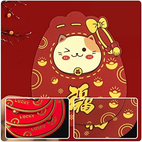 מעטפות מעטפות מעטפות 24 יחידות הסיני חדש שנה אדום מנות מסורתי סיני מזל כסף כיס הונג באו נייר אדום