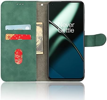 מארז הארנק של נרתיק מגן תואם למארז OnePlus 11, מארז טלפונים של טלפון PU THOLE THOP FLIP עם מחזיק