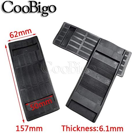COOBIGO® 5 PCS ללא החלקה להחלפה שקית כתף רפידות רפידות רפידות כרית גומי איכות צבאית לרצועות תרמיל שקית