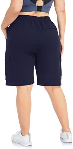 מכנסי קיץ פעילים לנשים אפסוקיאן פלוס גודל מכנסיים קצרים קציצים פעילים אימון קיץ מכנסיים אתלטים