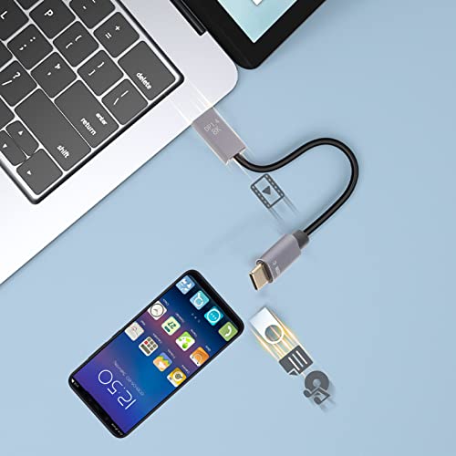 כבלי כבלים של Solustre DisplayPort סוג כבל סוג מקרן יציאת USB-C וידאו USB- לפקח על C מתאם U USB אינץ 'k