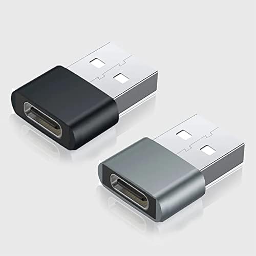 USB-C נקבה ל- USB מתאם מהיר זכר התואם את Lenovo Zuk Z2 שלך למטען, סנכרון, מכשירי OTG כמו מקלדת, עכבר, zip, gamepad,