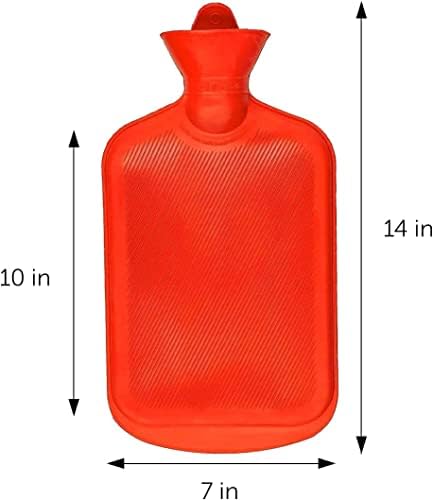 בקבוק מים חמים מגומי קשמיר 2 ליטר שקית מים חמים לשמירה על חום הידיים והרגליים