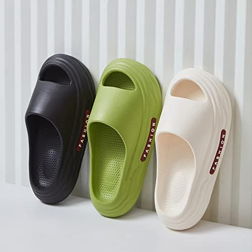 Waberce Slippers Slippers בגודל 8 1/2 אופנה קיץ נעלי בית מזדמן קל משקל קל להחליק נוחות אווה נעלי בית