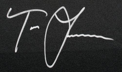 יגוארים טרבור לורנס חתום על קנאי ג'רזי משחק שחור נייקי - גופיות NFL עם חתימה
