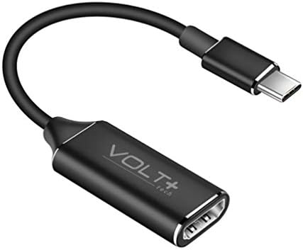 עבודות מאת Volt Plus Tech HDMI 4K USB-C ערכת תואם ל- LG 29WP50S-W מתאם מקצועי עם פלט דיגיטלי מלא של 2160p,
