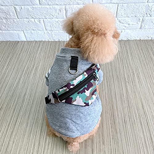 כלב הסווטשרט עם תרמיל, כלב כותנה חם חולצה עבור קטן בינוני גדול כלבים,גור צמר אפוד הוד סוודר )