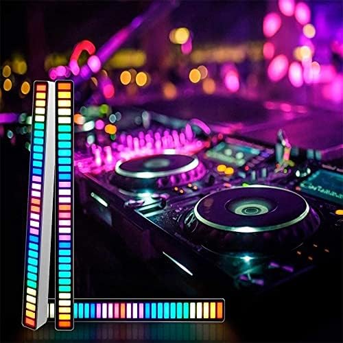 LKKYBOA מוסיקה בקרת צליל DJ DJ LED LED אור רכב רכב אווירה בר אור קצב מנורת מחשב תאורה אחורית שולחנית