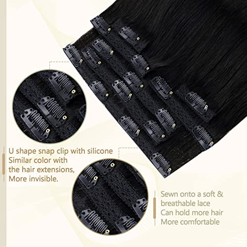 חדש שנה מכירה קליפ שיער הרחבות אמיתי שיער טבעי שחור קליפ שיער טבעי הרחבות 3 יחידות ו 9 יחידות 20 אינץ 1 בי