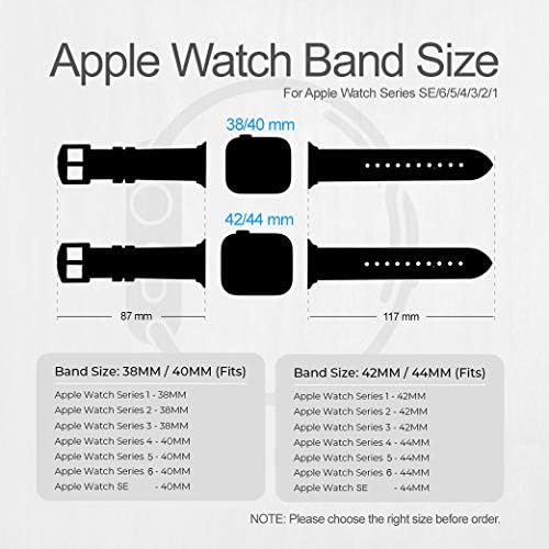 CA0484 עניבה צבע עור צבע עור וסיליקון רצועת רצועת שעונים חכמה עבור Apple Watch Iwatch Size 38 ממ/40 ממ/41 ממ