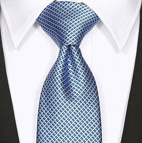 עניבות משובצות בצבע אחיד מרובעות כיס