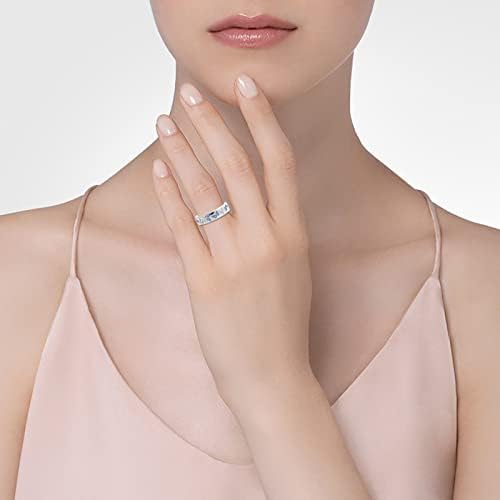 פאנק טבעות נירוסטה מתכוונן אגודל טבעות לנשים קריסטל פרפר טבעת צבעוני קריסטל פרפר