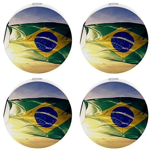 ברזיל דגל מנופף על למעלה חשכה לשחר אוטומטי / כיבוי חיסכון באנרגיה חיישן אורות לתינוקות