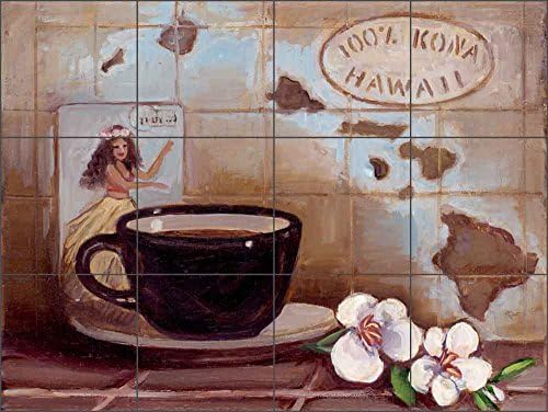 ציור קיר אריחי קרמיקה-קונה הוואי מאת תרזה קאסון