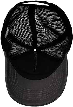 MWFUS כובע משאיות דגל אמריקאי לגברים נשים, כובע בייסבול סנאפבק כובע מתכוונן עם צד רשת נושם
