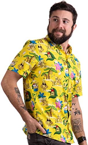 בננות & מגבר; מכה / מצחיק מגניב הוואי כפתור למטה פולו גולף מסיבת חולצה לגברים