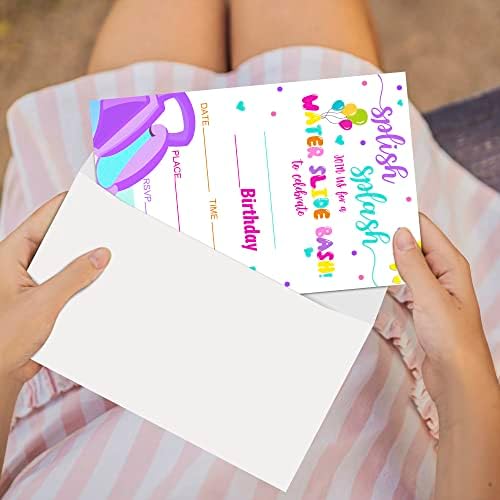Zodvery Slide Slide Stime Handhipation Cards - Spolash Splash Splash Spolash ציוד לילדים, בנים או בנות - 20