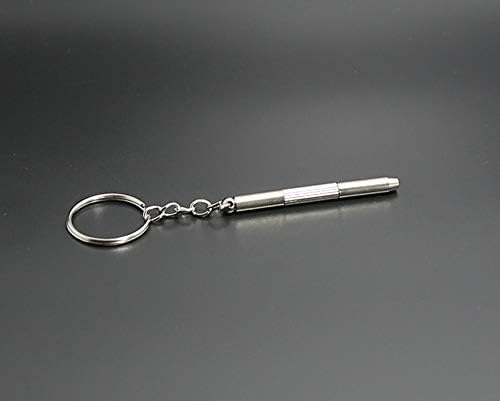 ללא הפסד טבעת מפתח כלים רב -פונקציונלי של מחזיקי מקשים מברג מברג נייד MITI Multi Tool Tool.