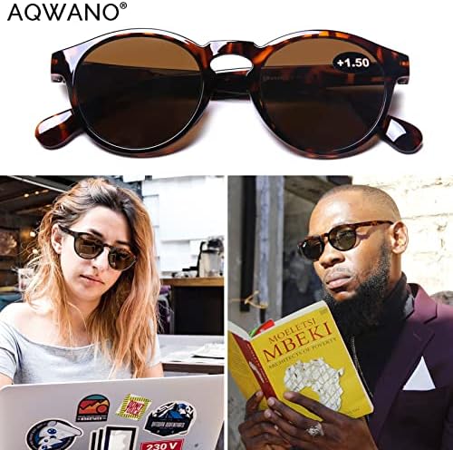 Aqwano 3 חבילה משקפי שמש ביפוקלים קריאה לנשים גברים משקפי שמש חיצוניים אופנה קוראי שמש דו -פוקלית