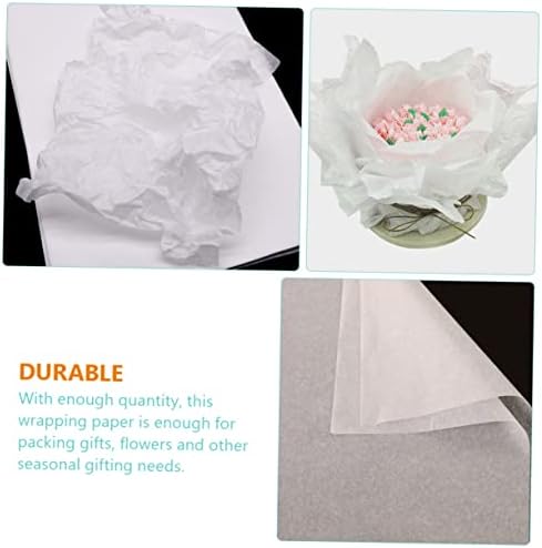 Coheali 200 גיליונות עותק שקוף נייר נוכח עטיפת נייר נייר נייר עטיפה נייר נייר עטיפת נייר פרחוני נייר נייר