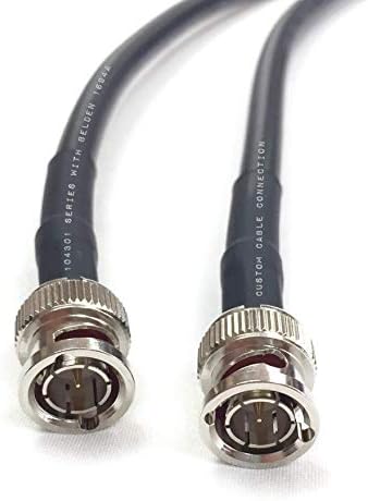 חיבור כבלים מותאם אישית 250 רגל בלדן 1694A 6G HD-SDI RG6 BNC כבל ז'קט שחור