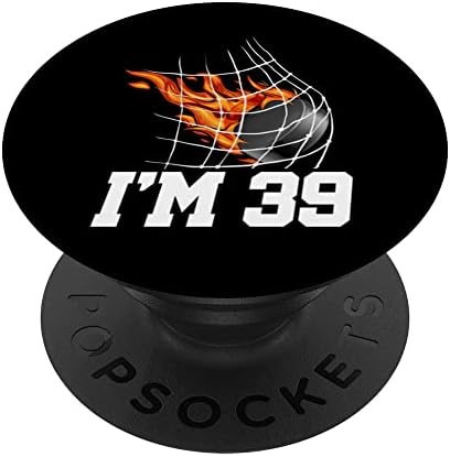 אני 39 הוקי קרח שער שער ספורט ספורט למבוגר יום הולדת 39 פופ -פופ -פופ -פופ -פופגריפ הניתן להחלפה