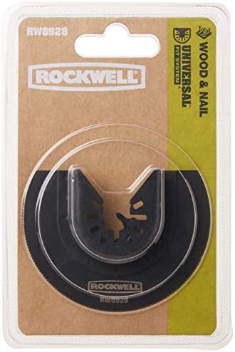 Rockwell RW8928 3-1/8 אינץ 'סוניקראפט מתנדנד מתנדנד HSS מסור חצי מעגל מסור עם מערכת התאמה אוניברסלית